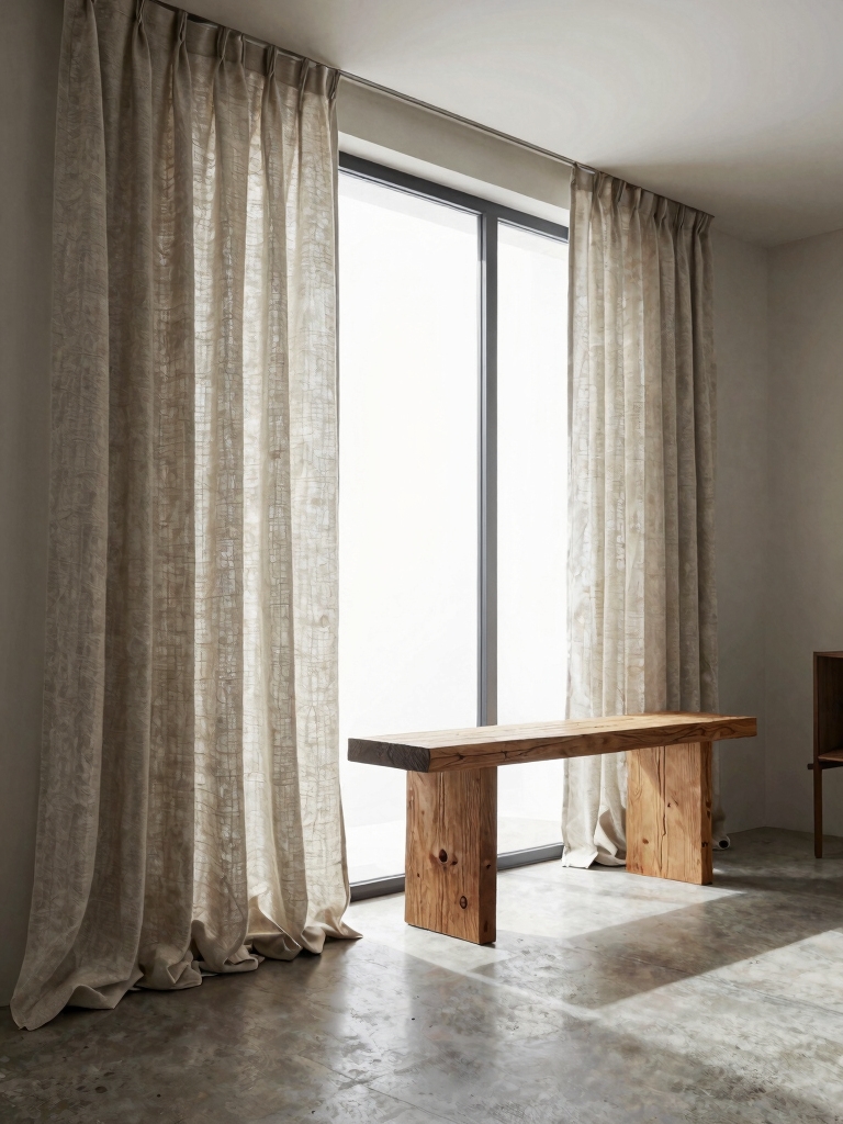 linen curtains for airy elegance