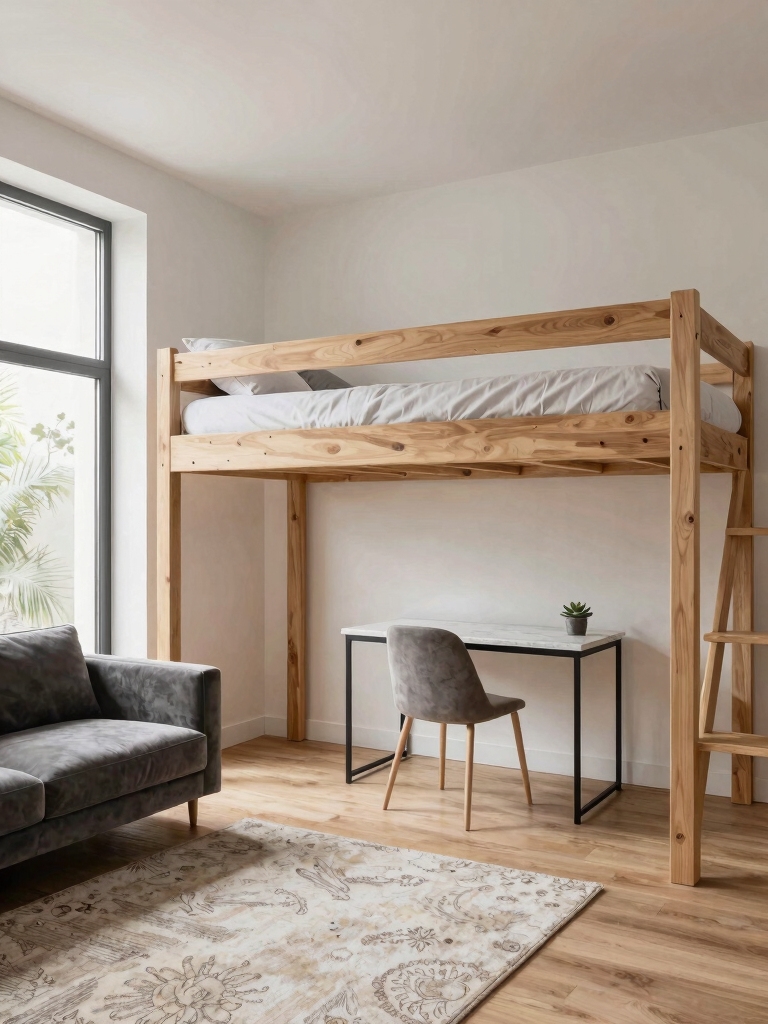 loft bed for space