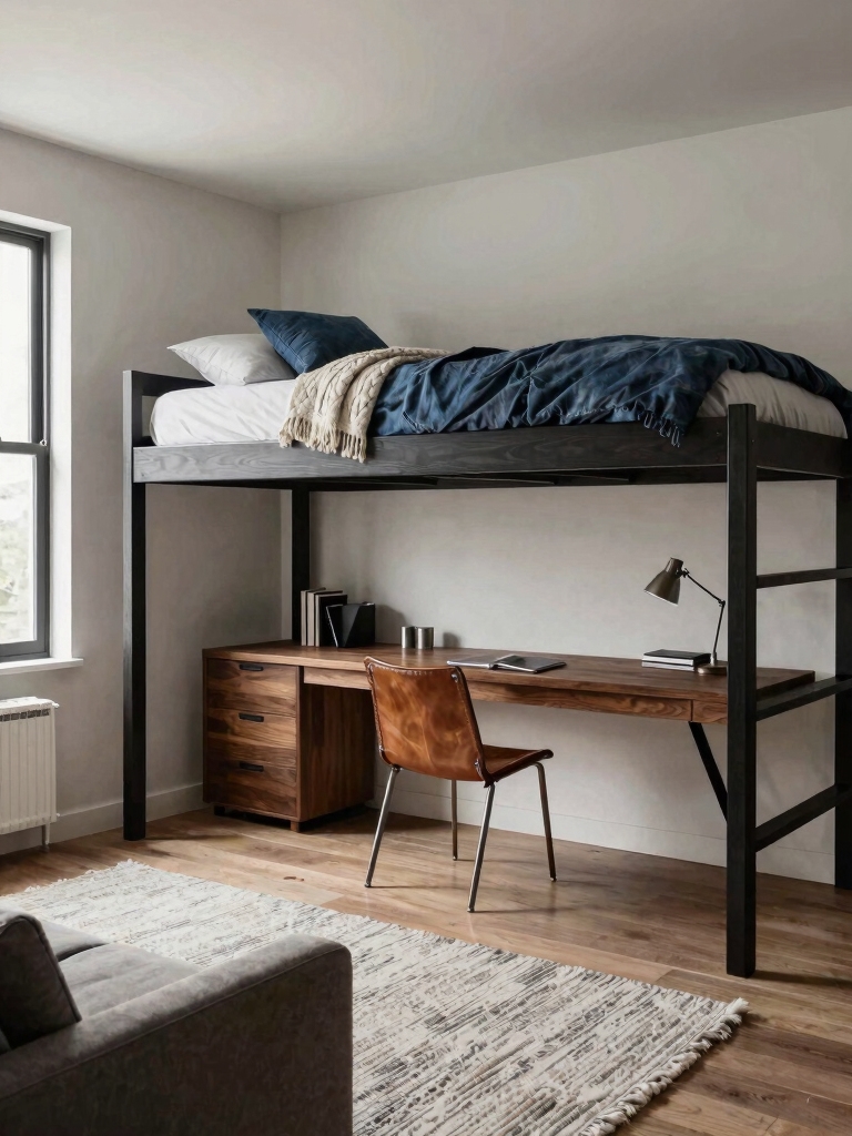 loft bed for space
