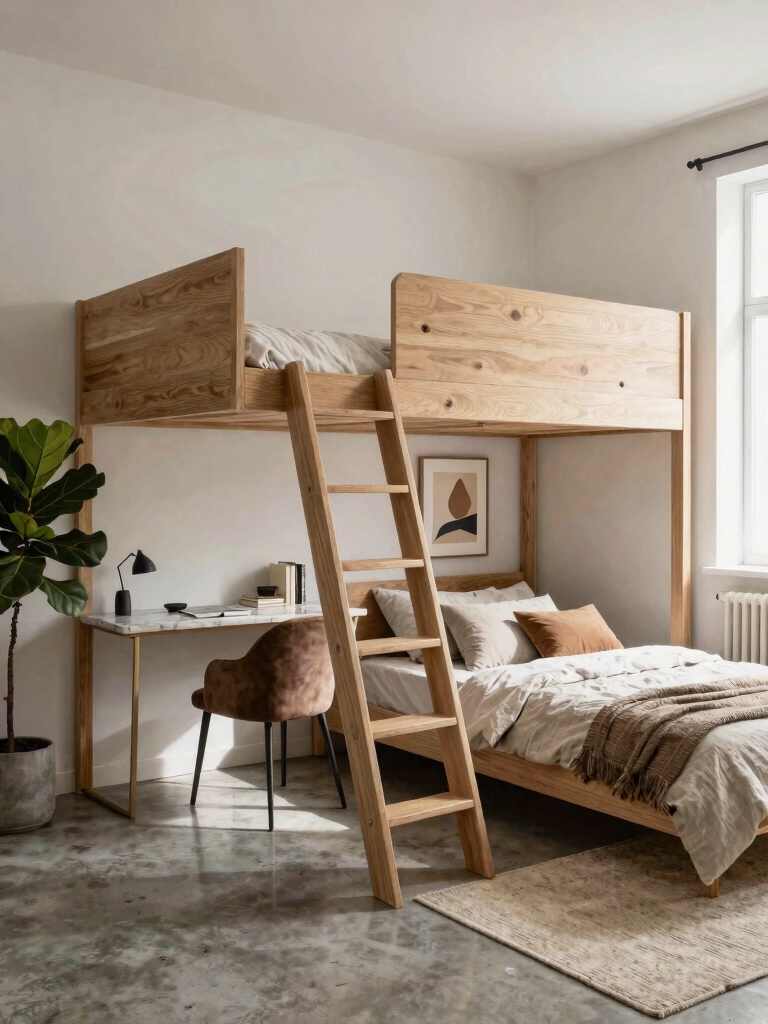 lofted beds for aesthetics