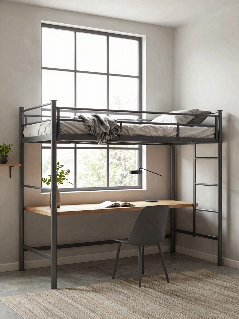 lofted beds maximize space