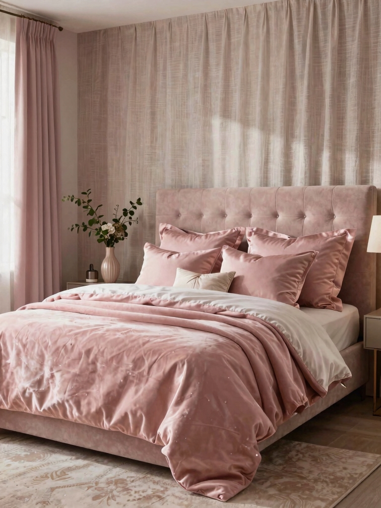 luxe layered cozy textiles