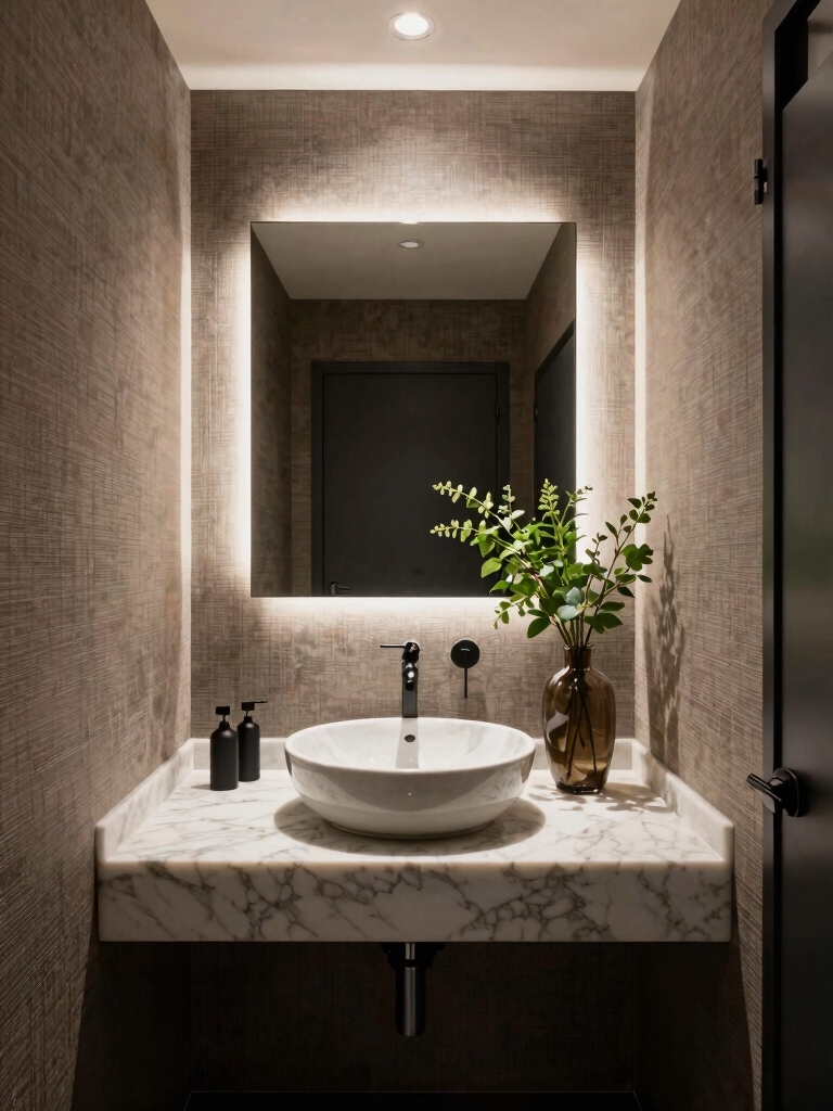 luxe neutrals with jewel accents
