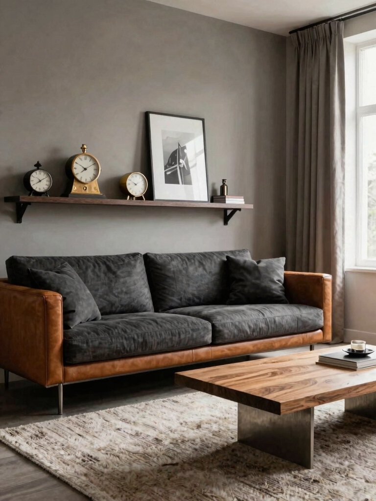 masculine minimalist home sanctuary