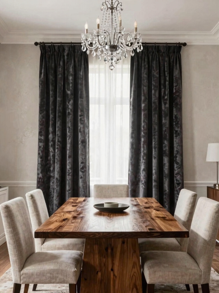matching curtains with furniture