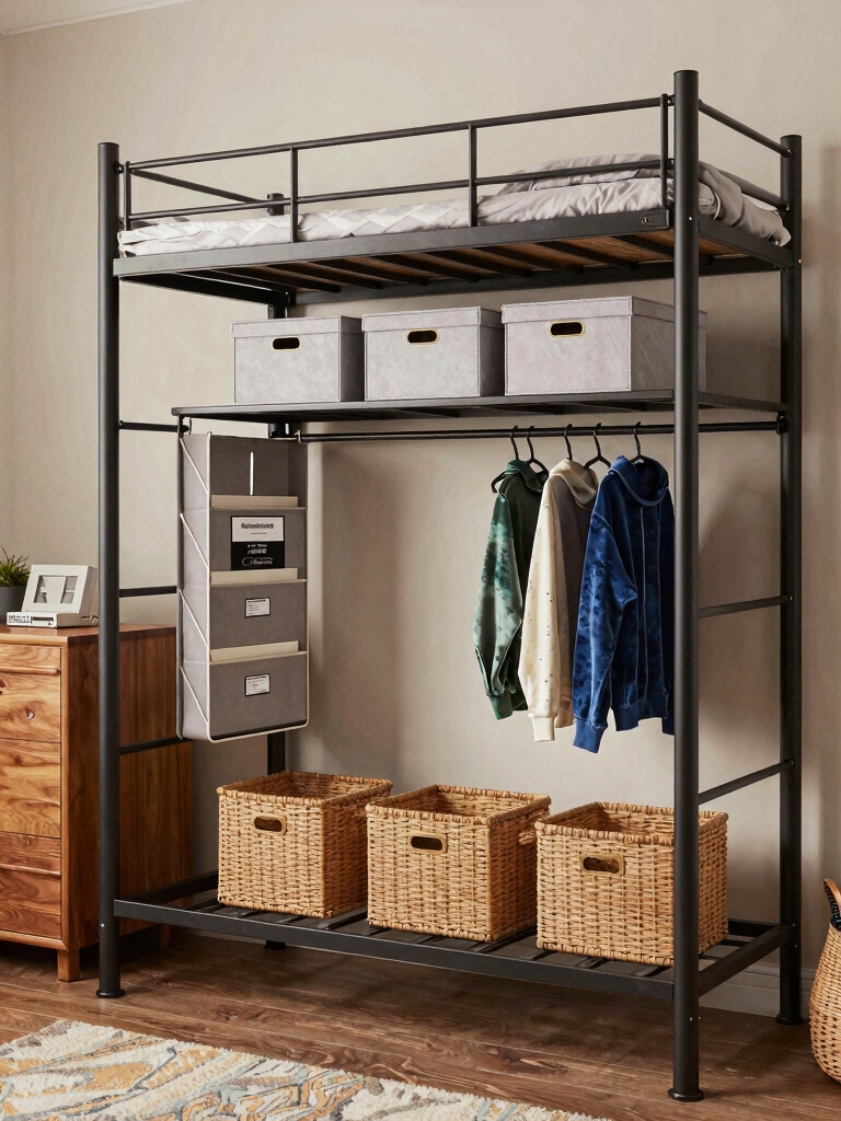 maximize dorm closet space
