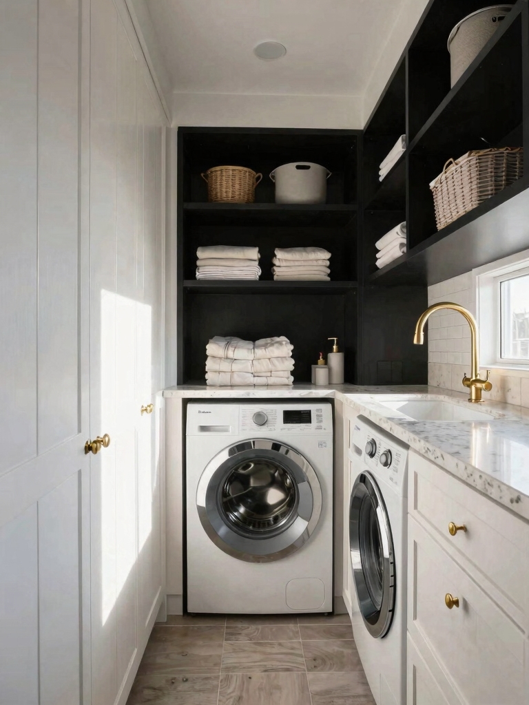 maximize laundry room space