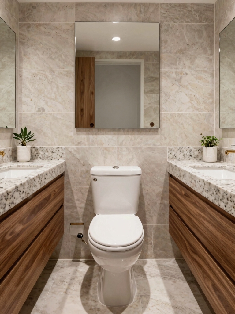 maximize small bathroom space