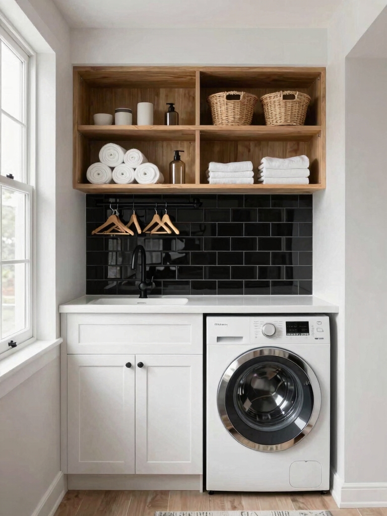 maximize small laundry space