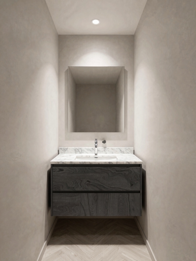 maximize small vanity space
