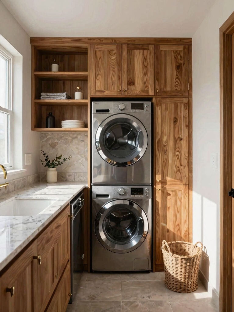 maximize space in laundry
