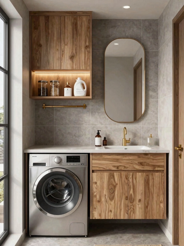 maximize space in laundry