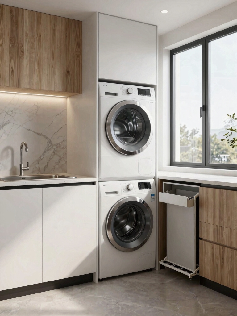 maximize space in laundry
