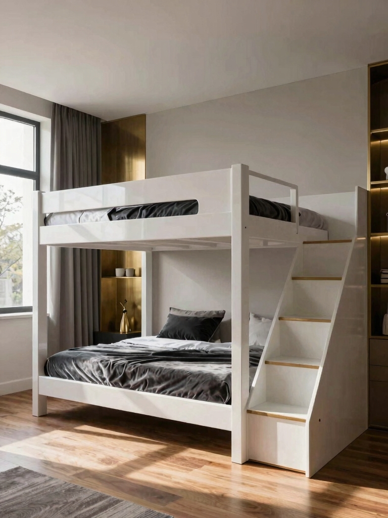 maximize space with lofted beds