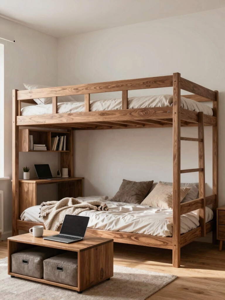 maximize space with multifunctional furniture