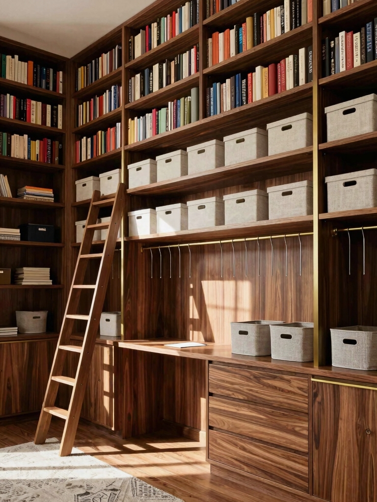 maximize space with vertical storage
