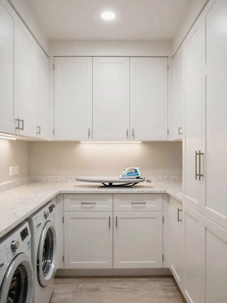 maximize storage in laundry