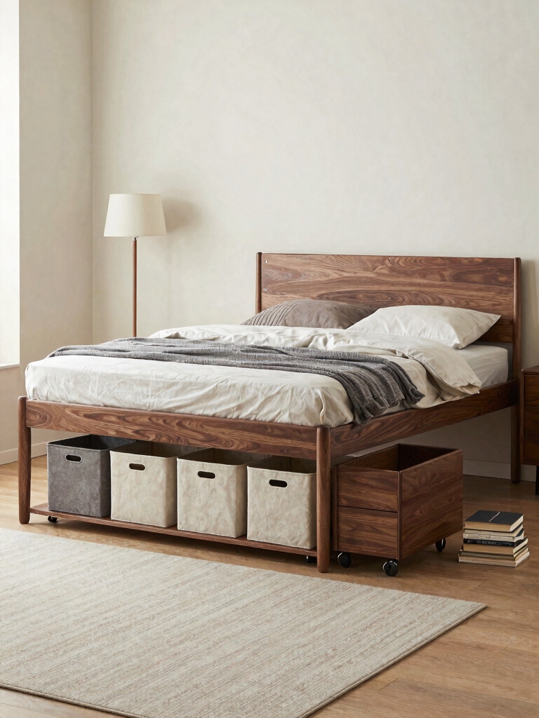 maximize under bed storage space