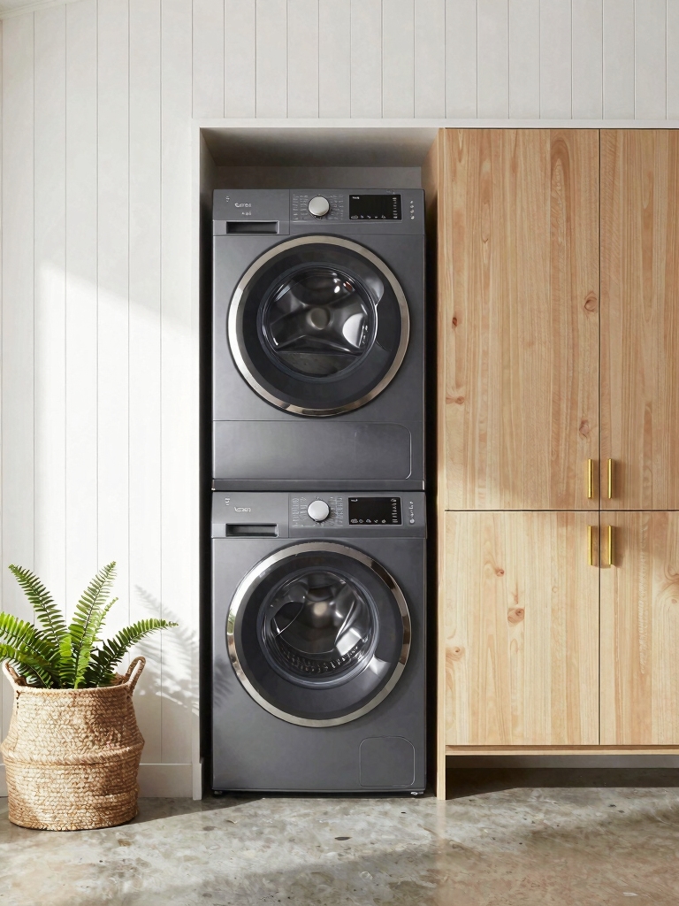 maximize vertical laundry space