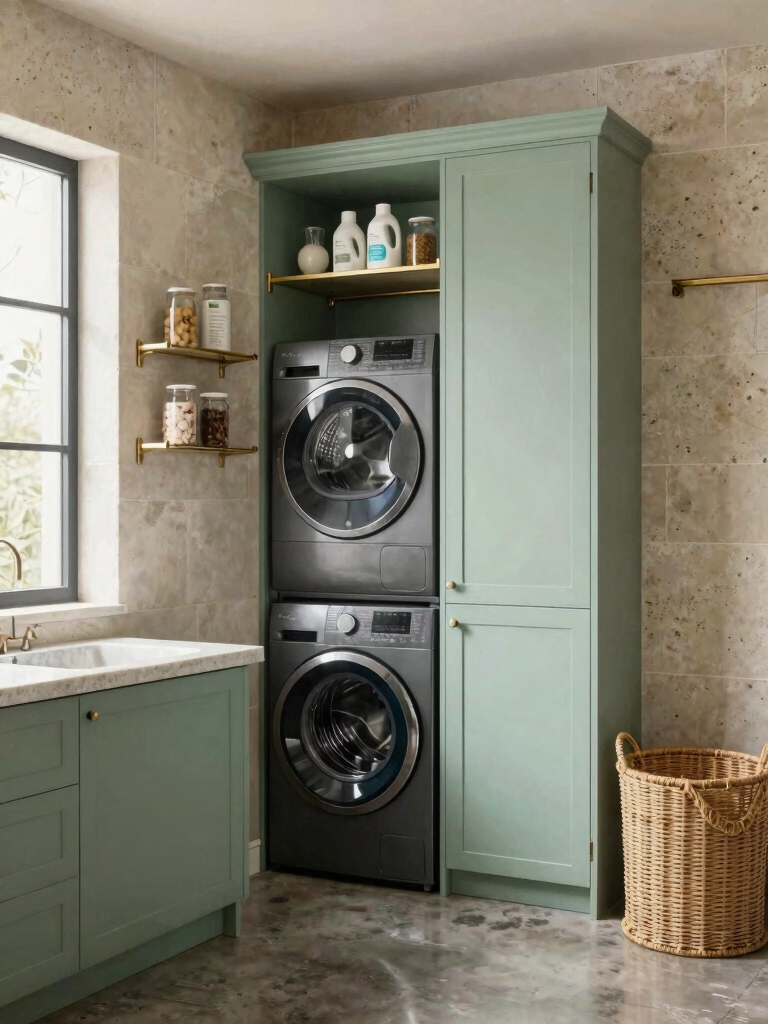 maximizing small laundry spaces