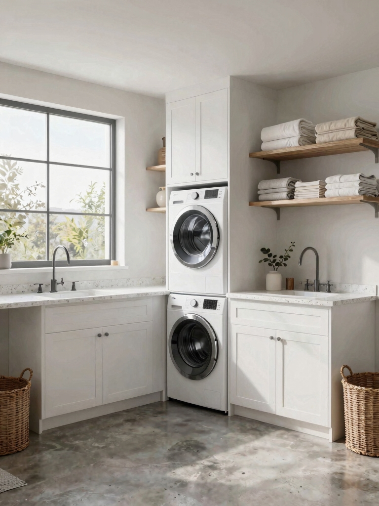 maximizing small laundry spaces