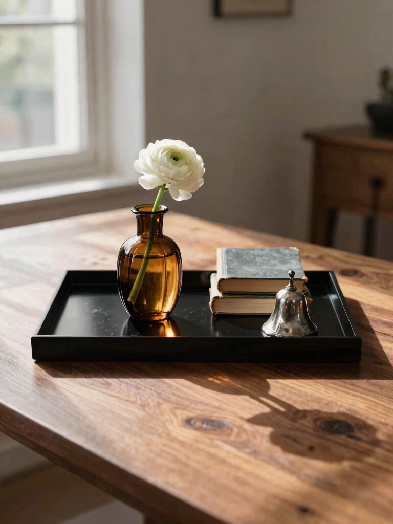 miniature still life tray decor