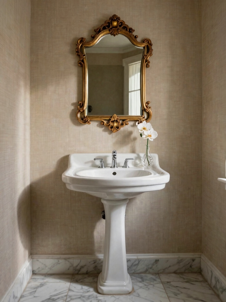 mirror options for pedestal sinks
