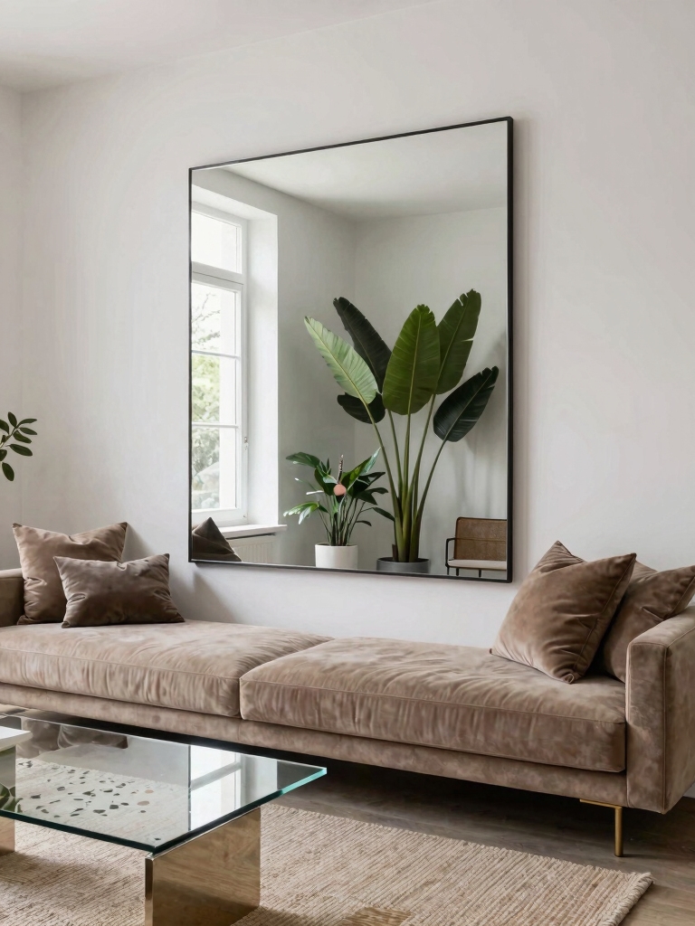mirrors enhance perceived space