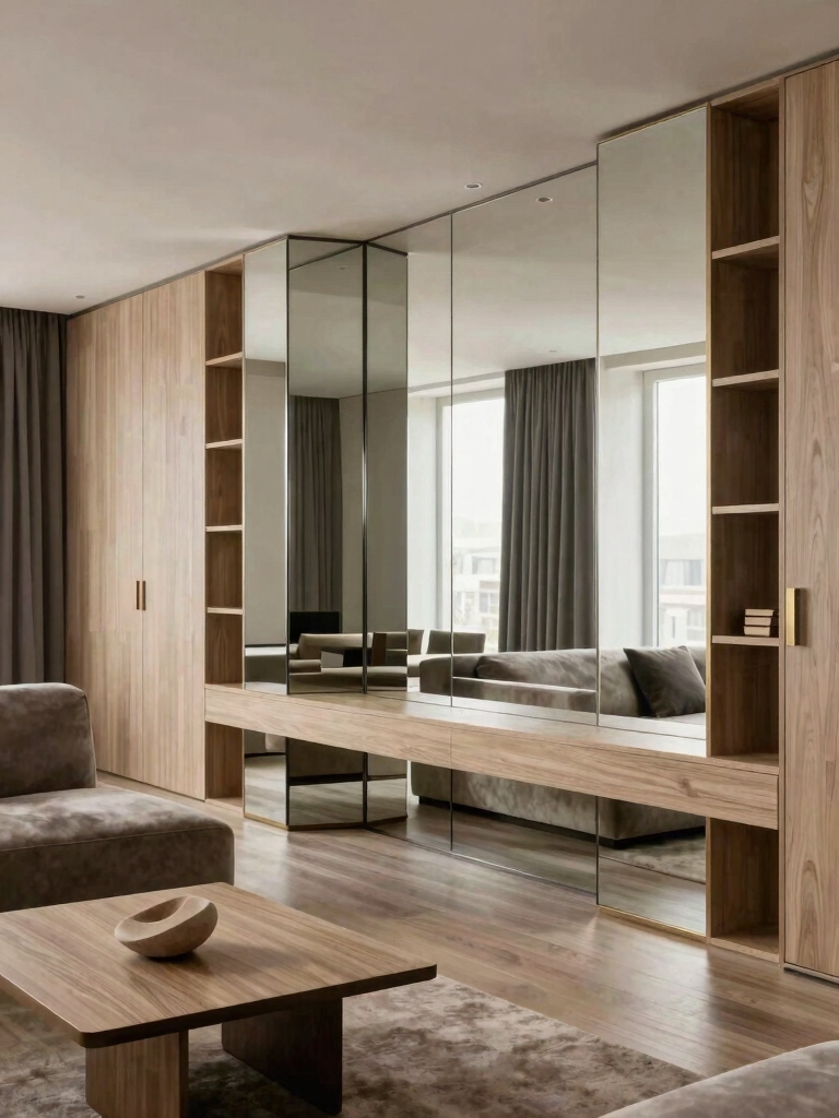 mirrors enhance room spaciousness
