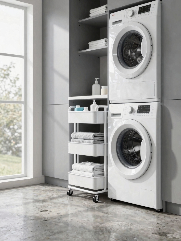 mobile storage for laundry