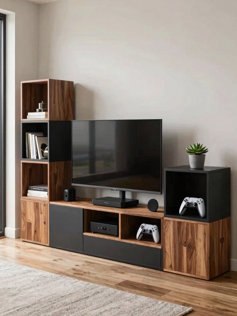 modular stackable entertainment cubes