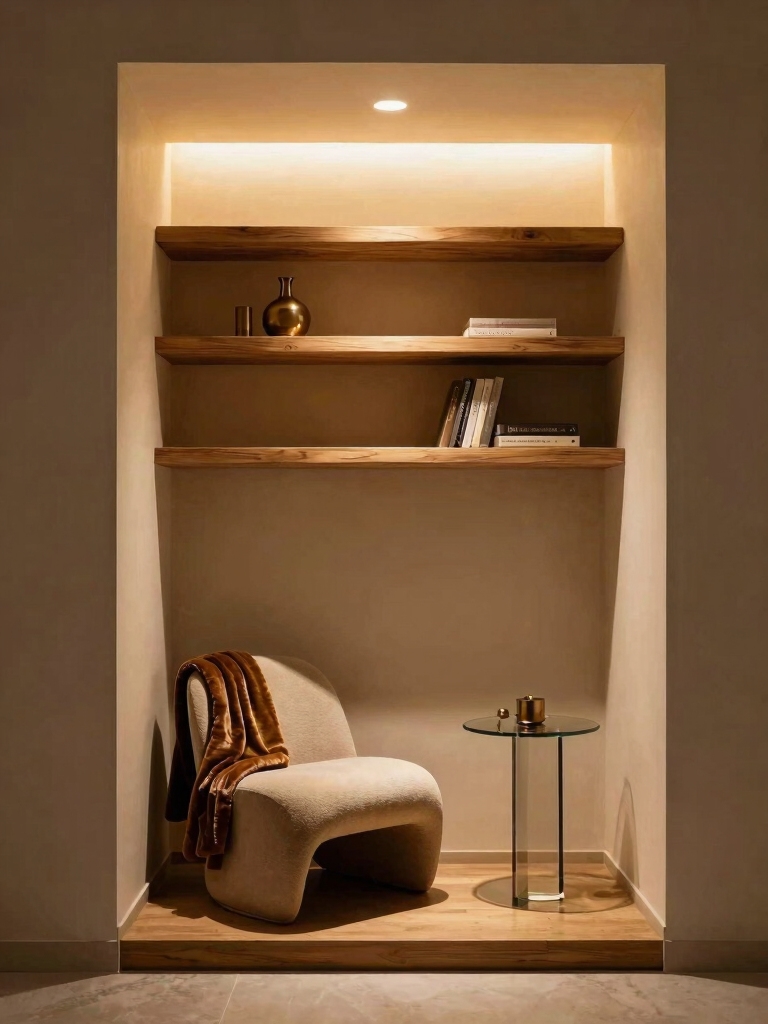 mood enhancing layered lighting