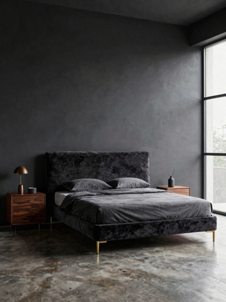 moody masculine textured tranquility