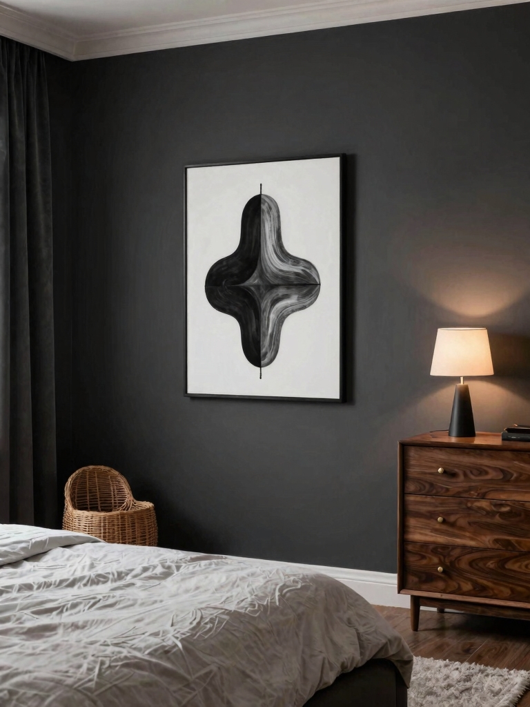moody minimalistic design elements