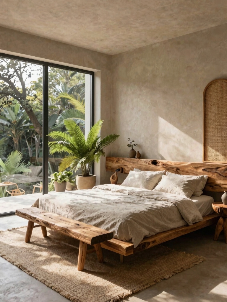 natural materials for tranquility