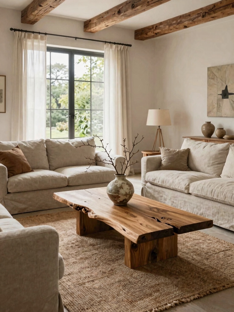 natural wood warm tones