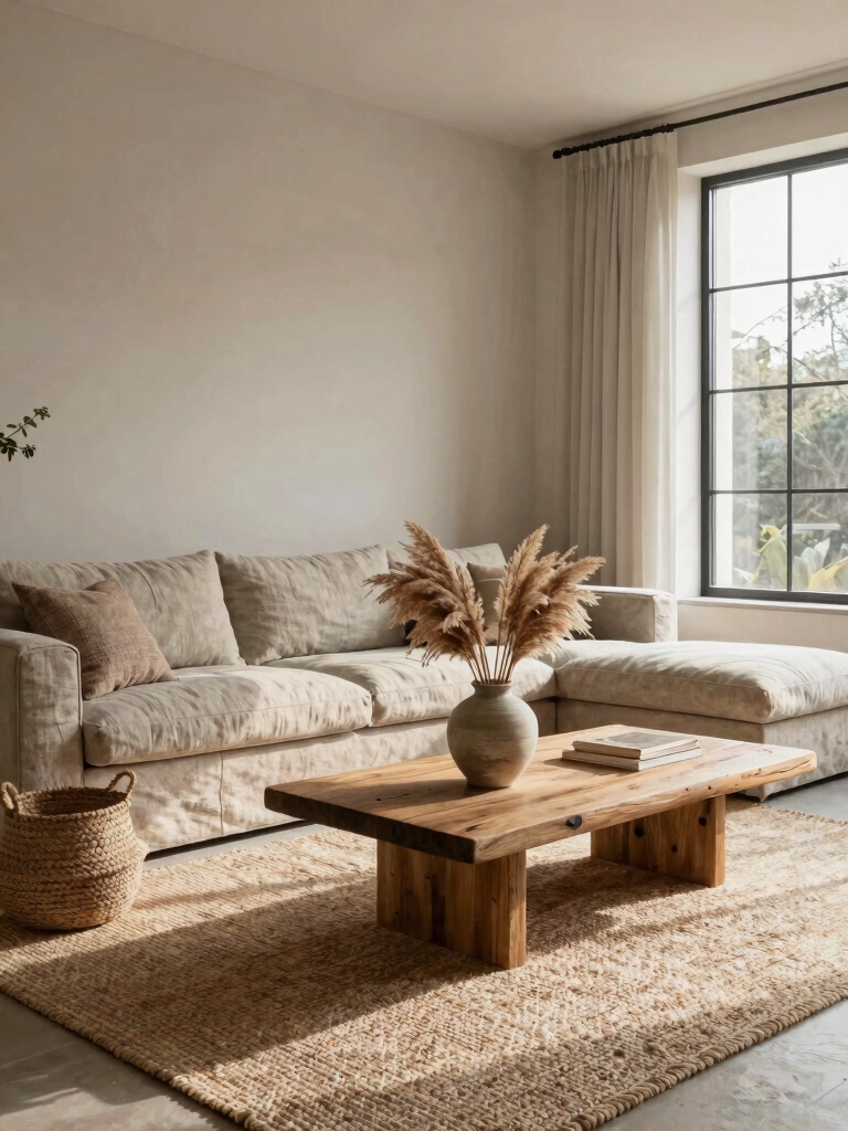 neutral linen sofa foundation