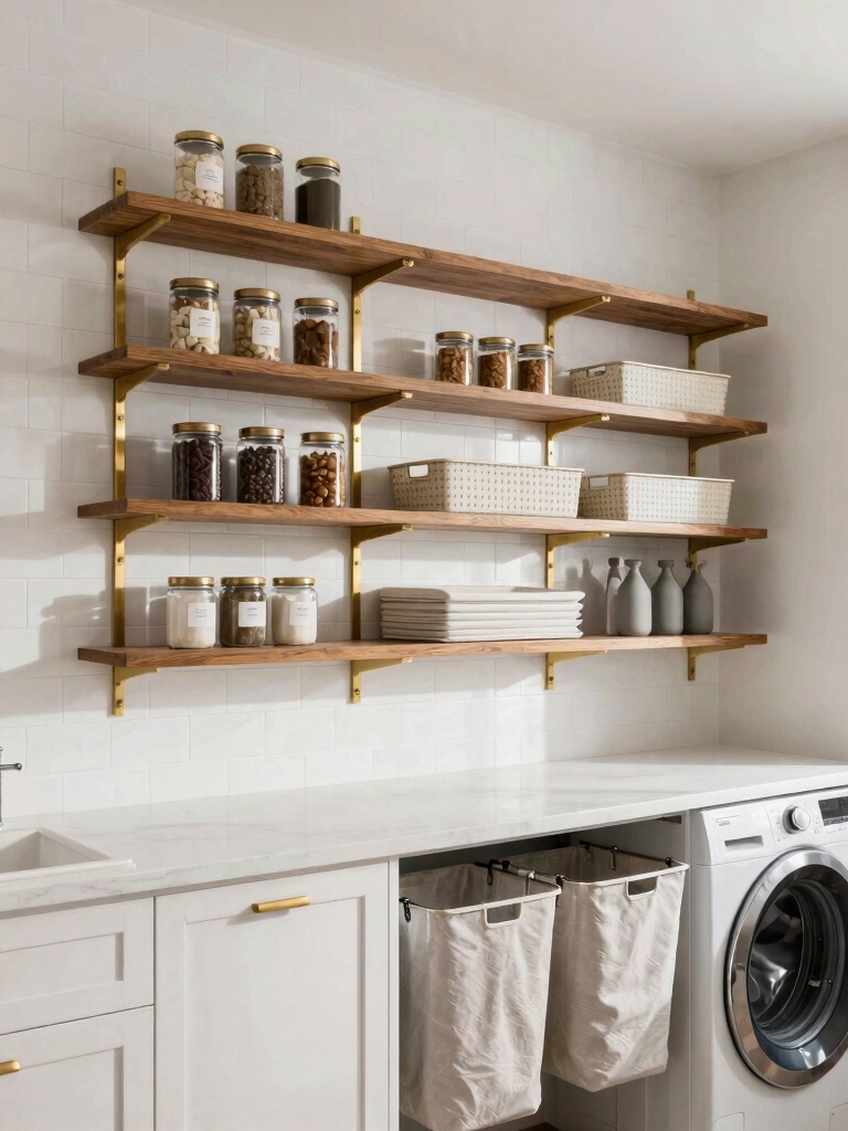 optimized storage with shelves