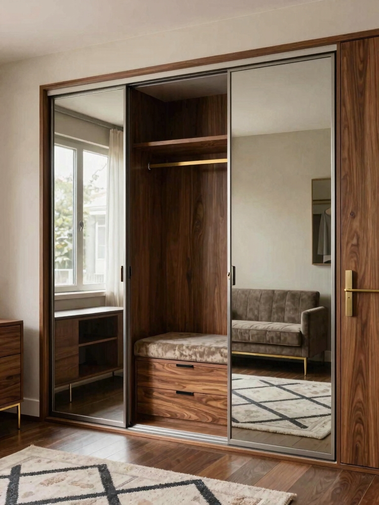 optimizing closet space elegantly