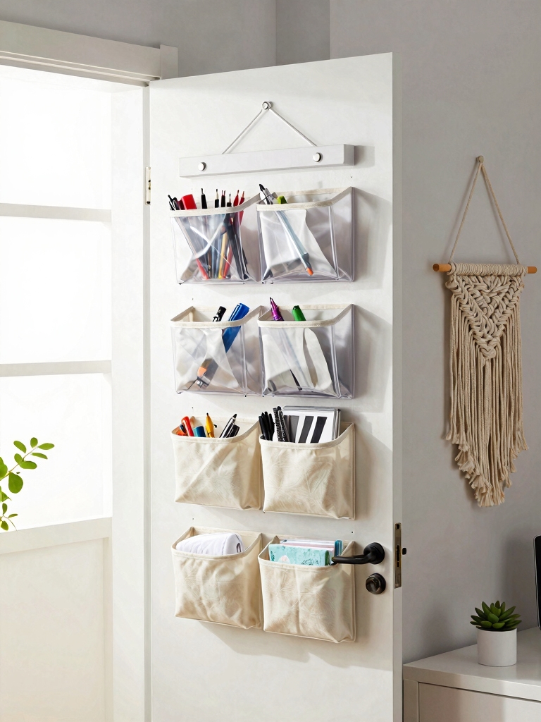 organize with over the door organizers
