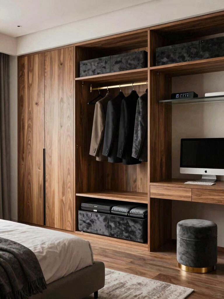 organized calm functional space