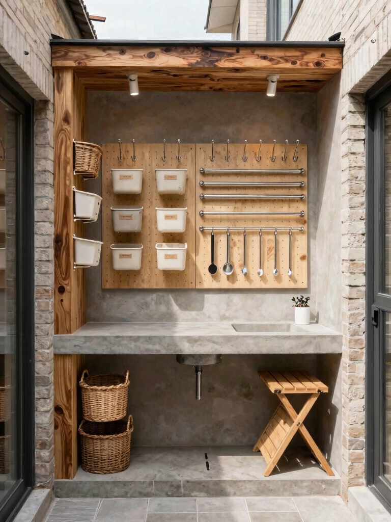 organized wall mounted tool storage
