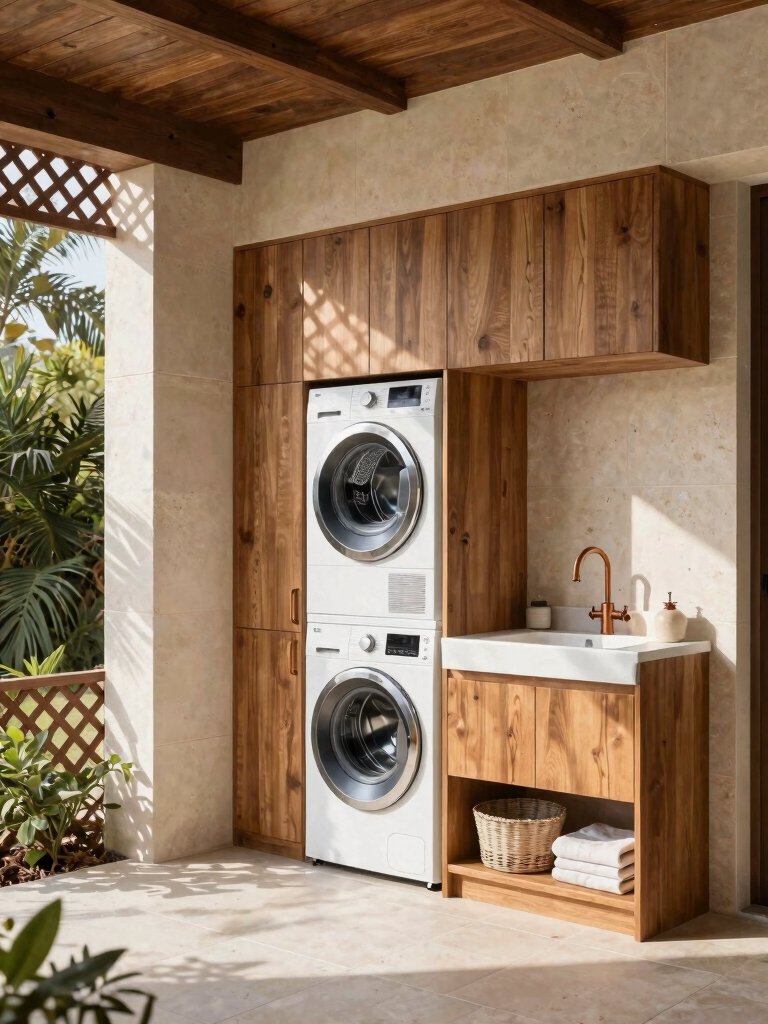 outdoor laundry space benefits