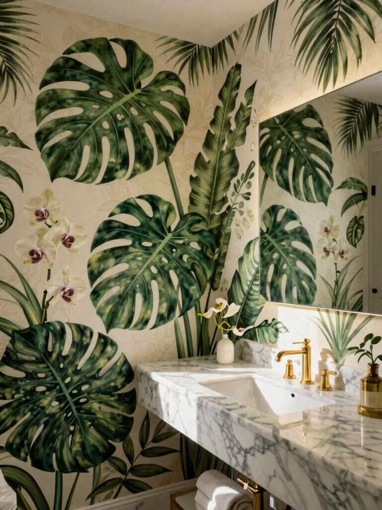 oversized botanicals for impact