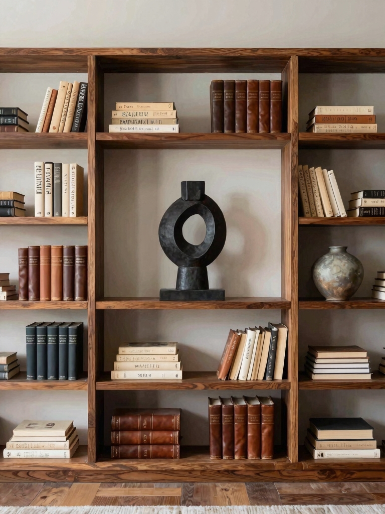 personalized bookshelf aesthetic harmony