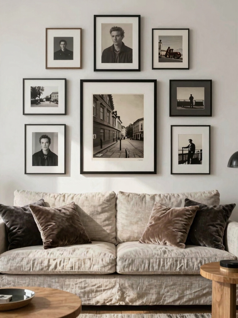 personalized photo gallery wall