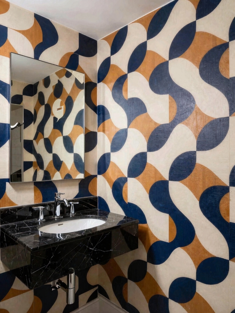 playful geometric wall prints