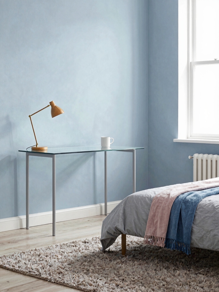 powder blue wall application guide