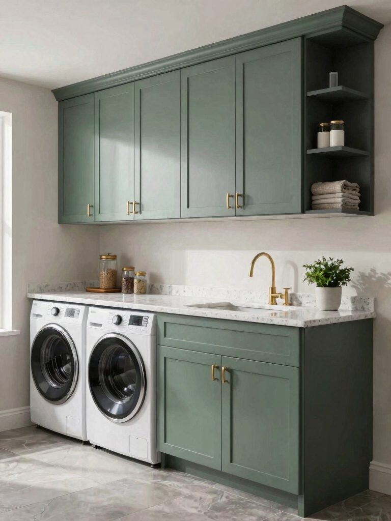 practical laundry cabinet design