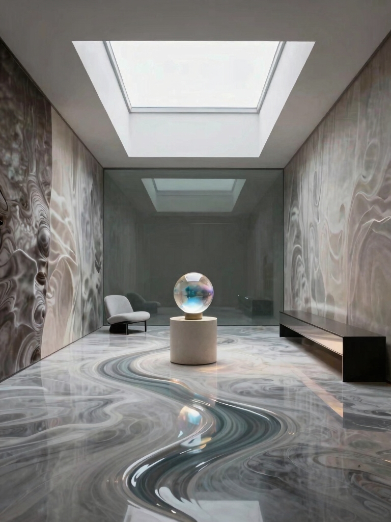 psychedelic aesthetic room designs